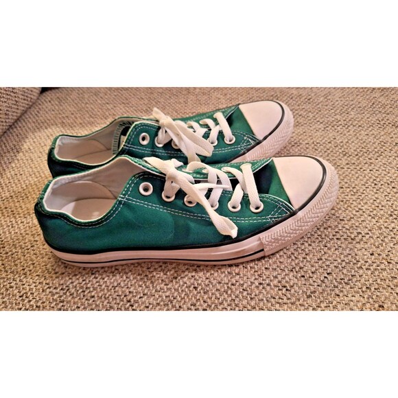 Converse Chuck Taylor All Star Low Top Green Sneakers Size mens 7 Wo 9 - Picture 4 of 7